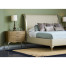 Rivoli White Stainless Steel Cali King Bed