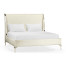 Rivoli White Stainless Steel US Queen Bed