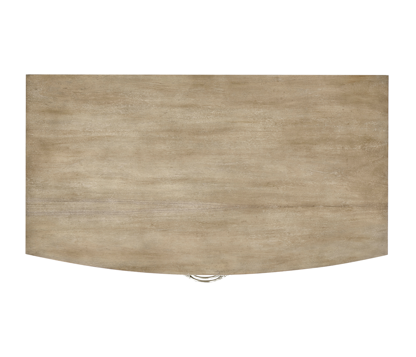 Rivoli Walnut & White Stainless Steel Nightstand