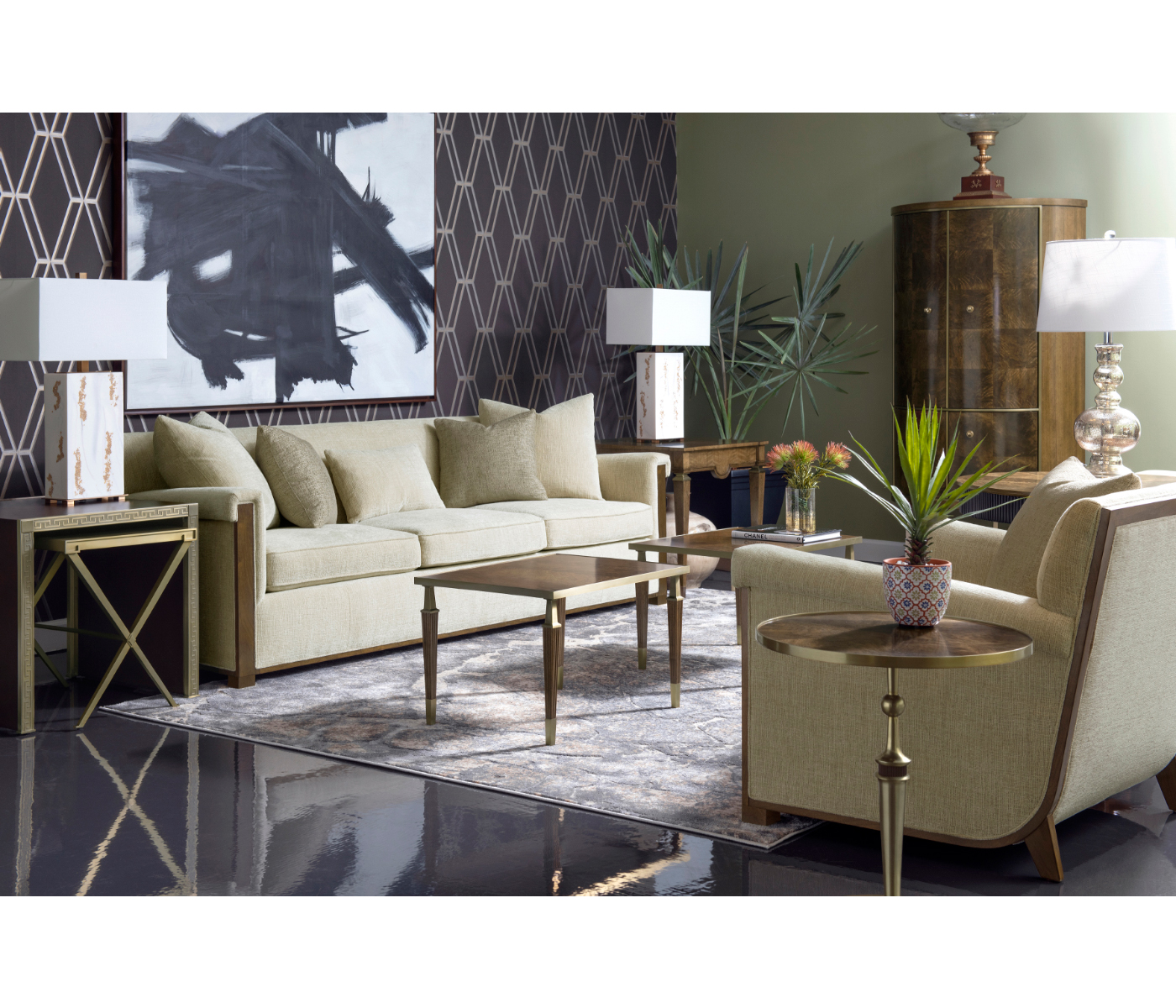 Barcelona Round Lamp Table