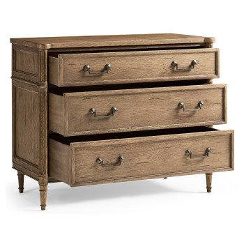 Kalpa Louis XVI Drawer Chest - Stripped Chestnut