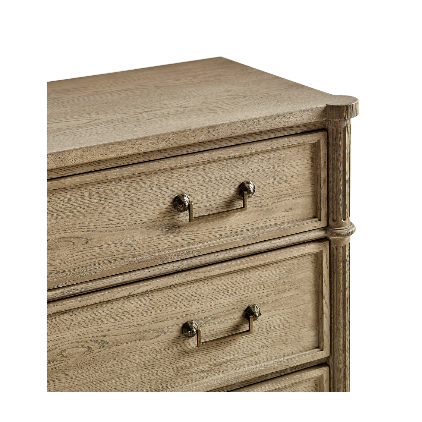 Kalpa Louis XVI Drawer Chest - Bleached Chestnut