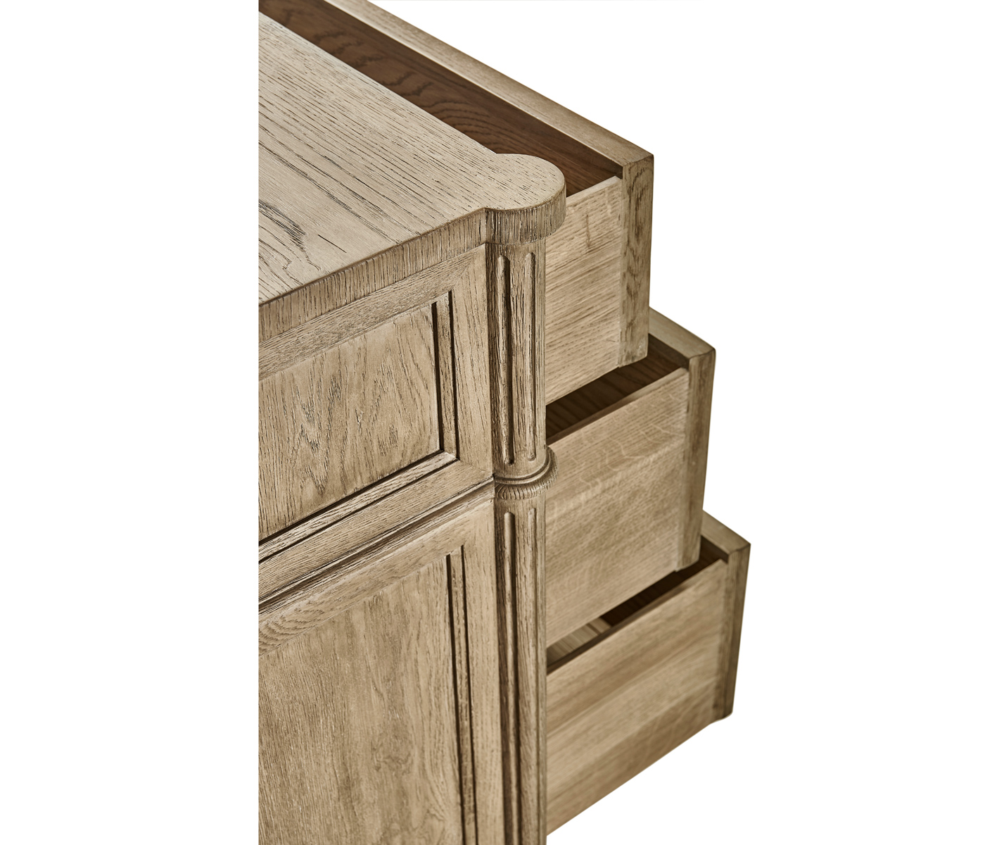 Kalpa Louis XVI Drawer Chest - Bleached Chestnut