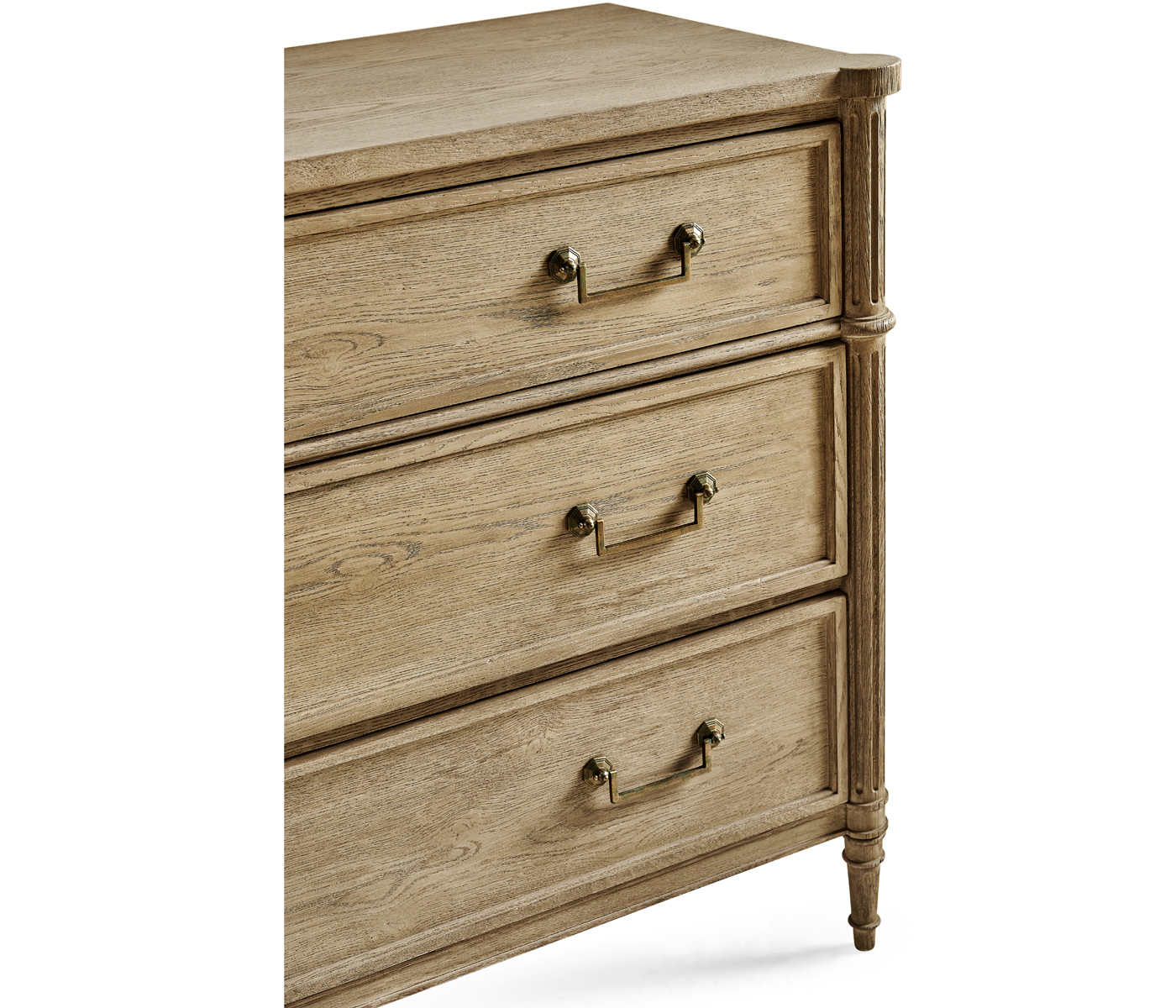 Kalpa Louis XVI Drawer Chest - Bleached Chestnut