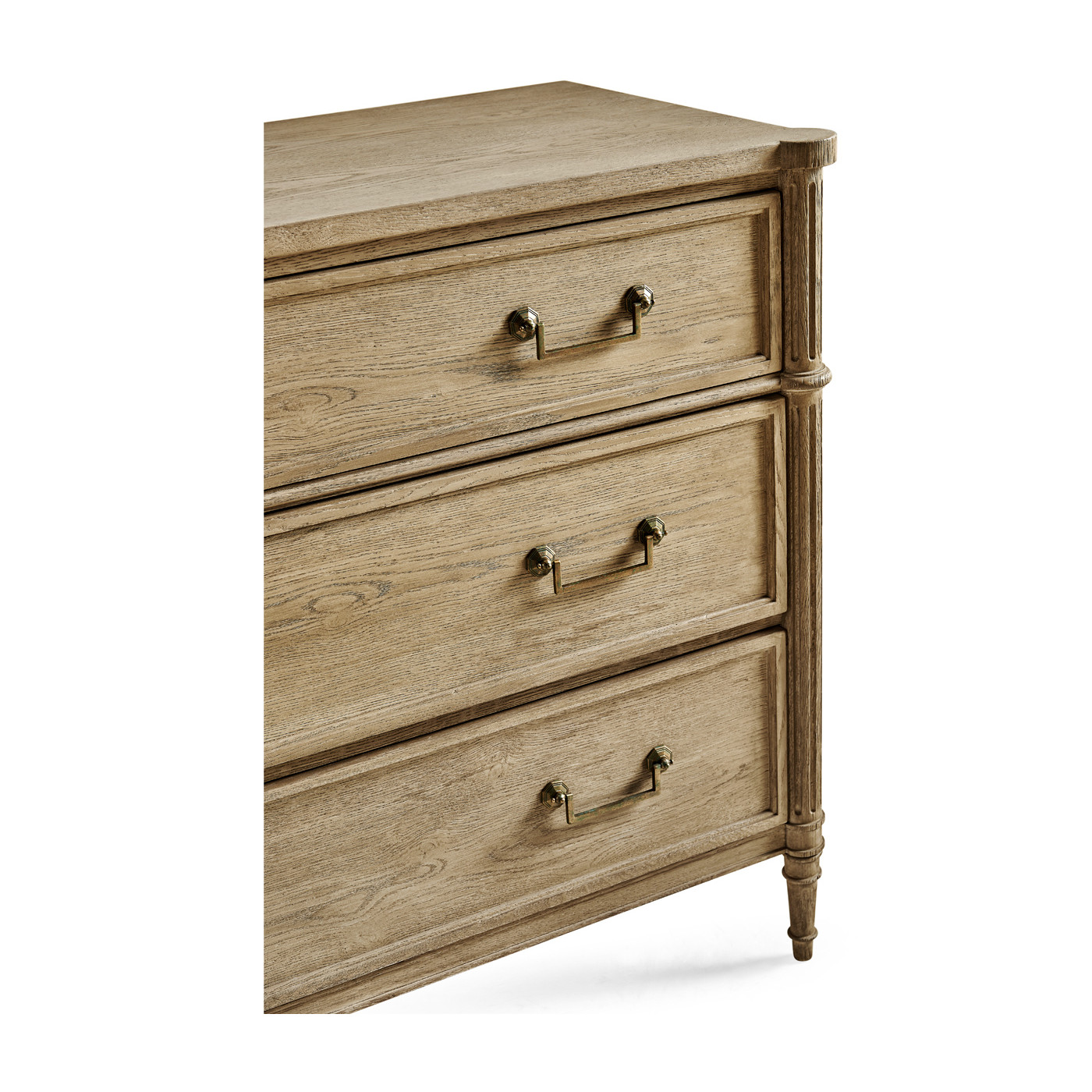 Kalpa Louis XVI Drawer Chest - Bleached Chestnut