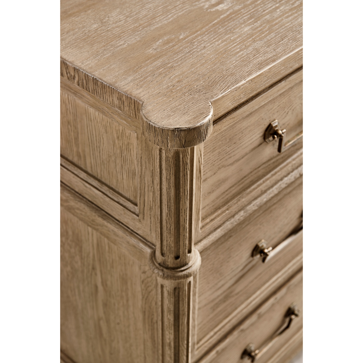 Kalpa Louis XVI Drawer Chest - Stripped Chestnut