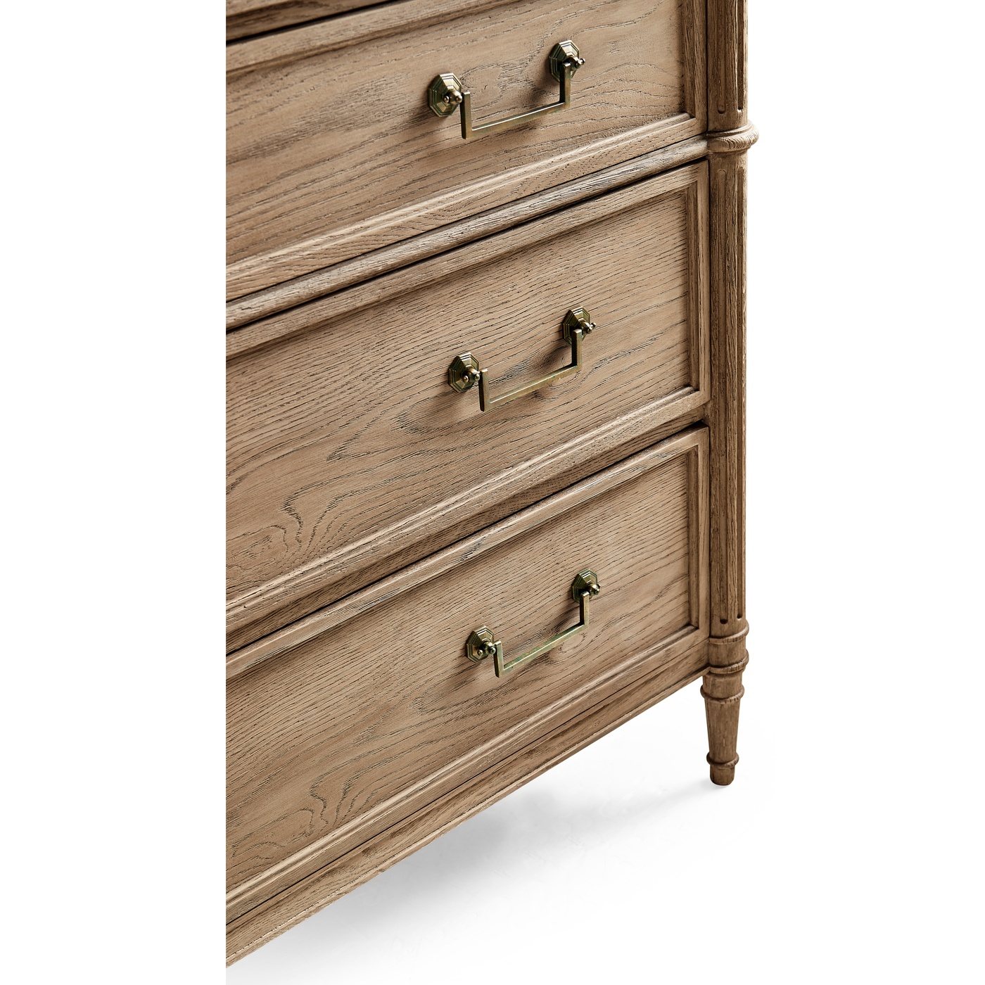 Kalpa Louis XVI Drawer Chest - Stripped Chestnut