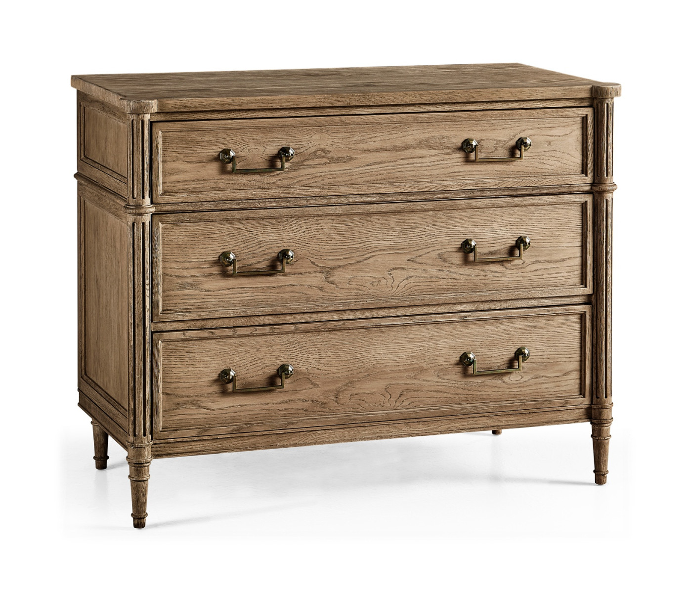 Kalpa Louis XVI Drawer Chest - Stripped Chestnut