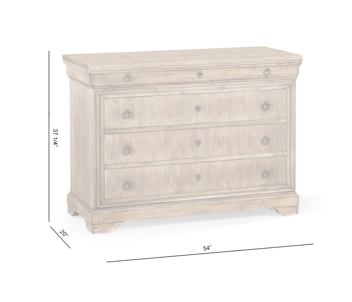 Entropy Louis Phillipe Drawer Chest
