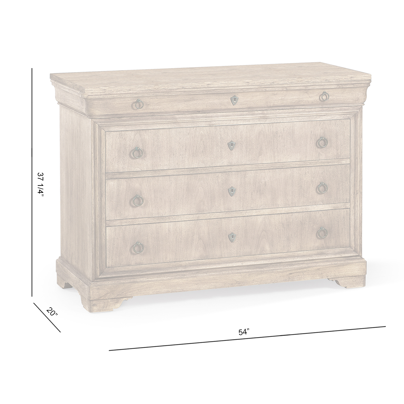 Entropy Louis Phillipe Drawer Chest