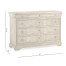 Entropy Louis Phillipe Drawer Chest - Stripped Chestnut