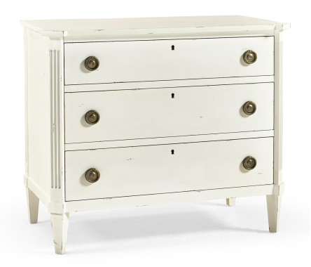 Aeon Swedish Drawer Chest - Antique White