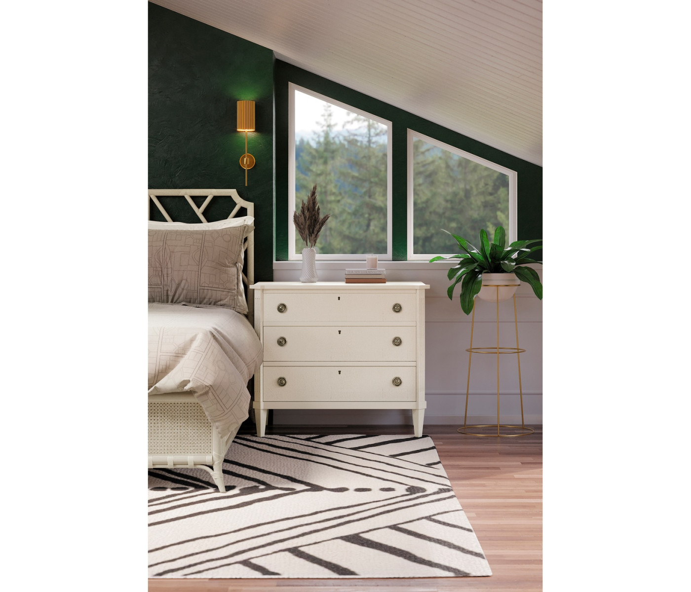Aeon Swedish Drawer Chest - Antique White