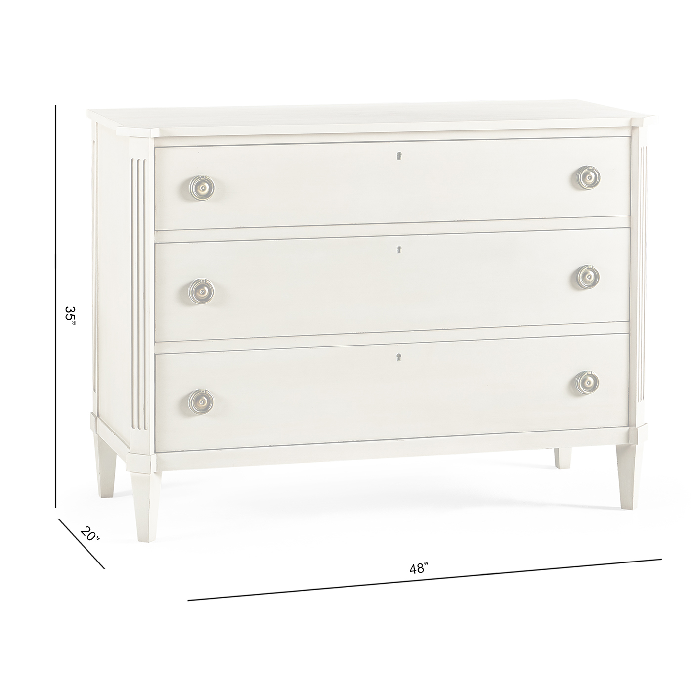 Aeon Swedish Drawer Chest - London Mist