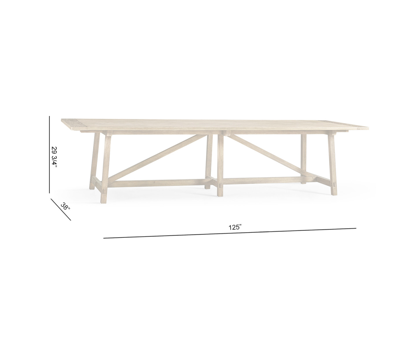 Sidereal French Laundry Dining Table
