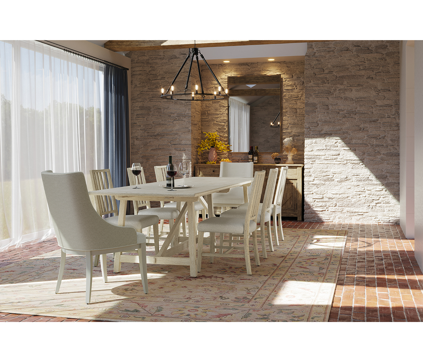 Sidereal French Laundry Dining Table