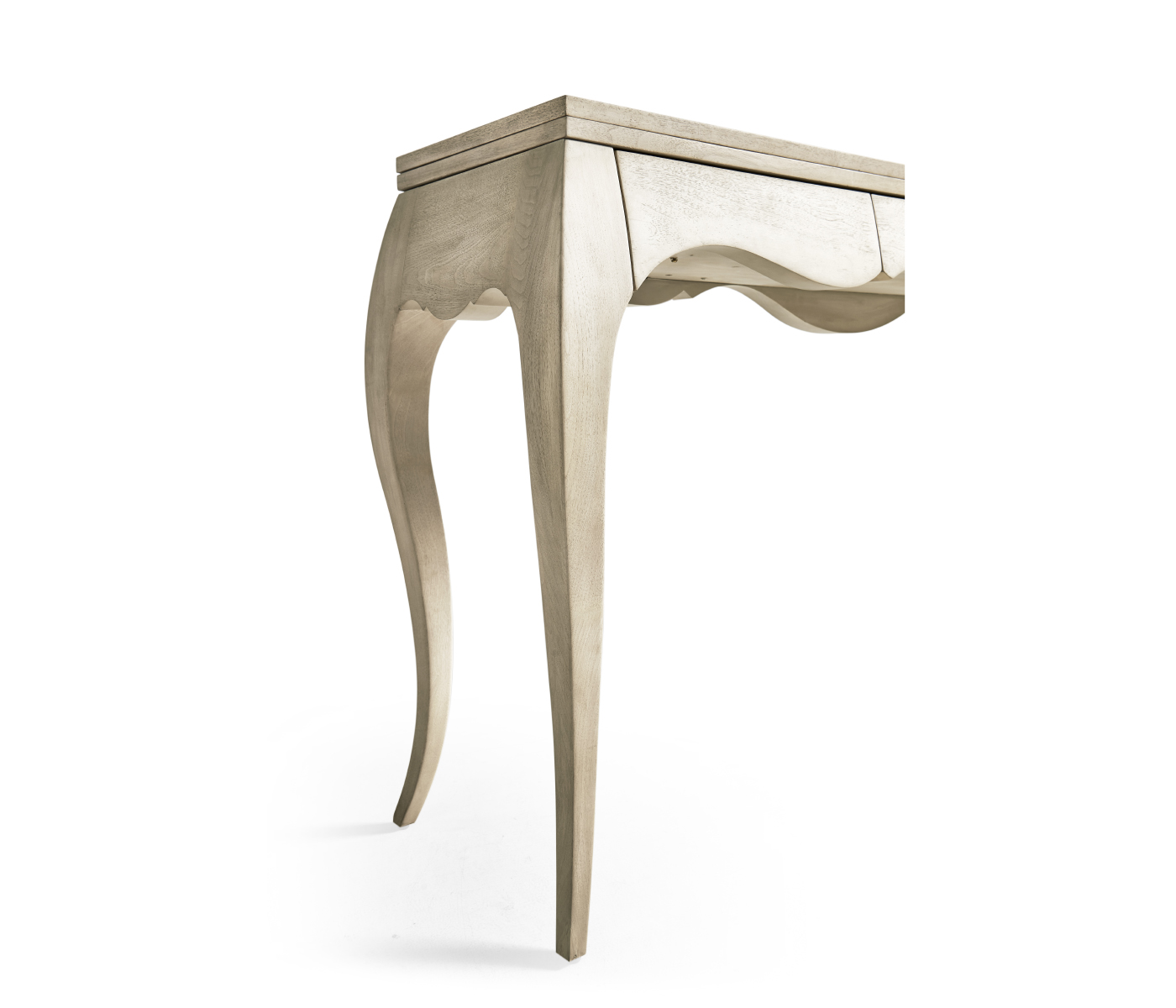 Disk Flip Top Console Table