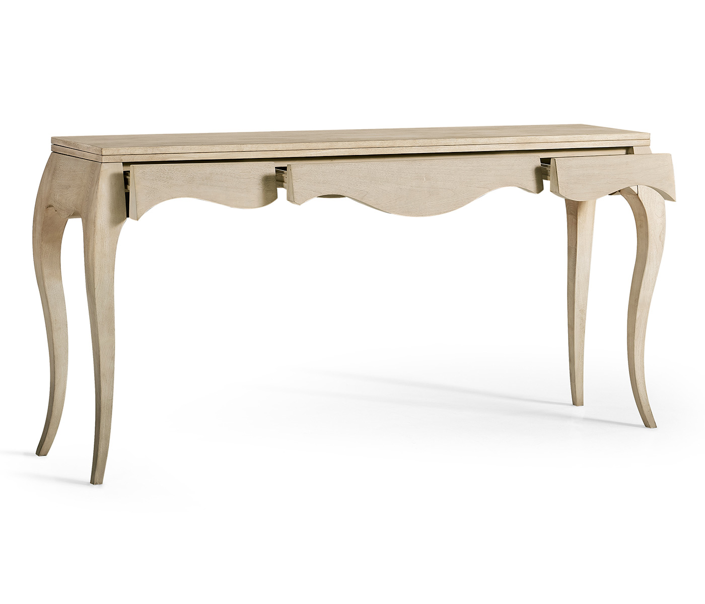 Disk Flip Top Console Table