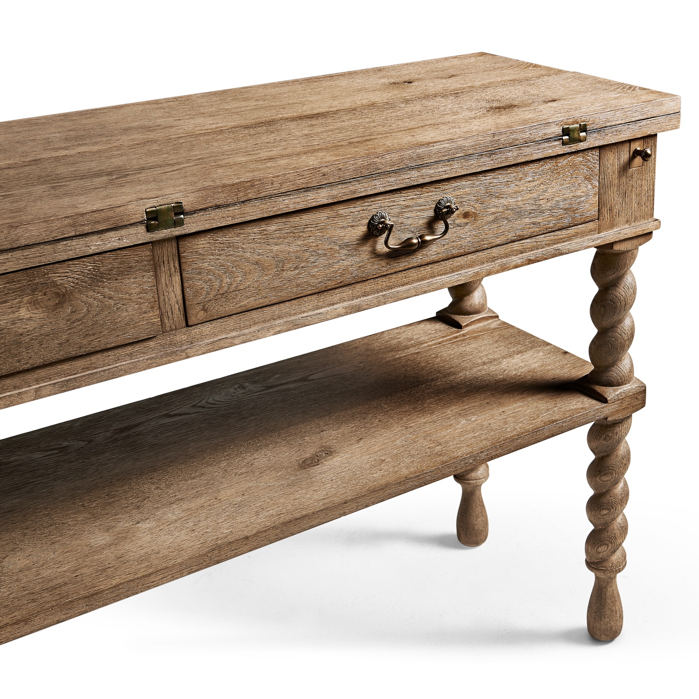 Spindle Flip Top Convertible Table