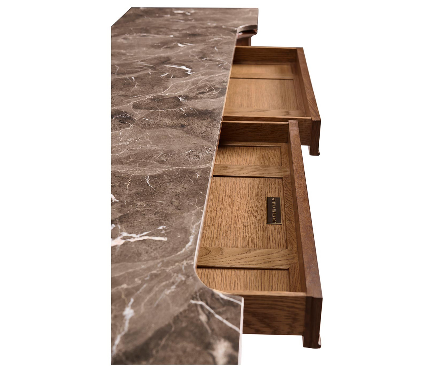 Hattie Mirrored Console Table