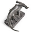 Arc Hammerhead Shark Bronze Statue with Marble Base