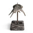 Whale Shark Bronze Statue with Marble Base