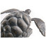 Sea Tortoise Bronze Statue with Marble Base