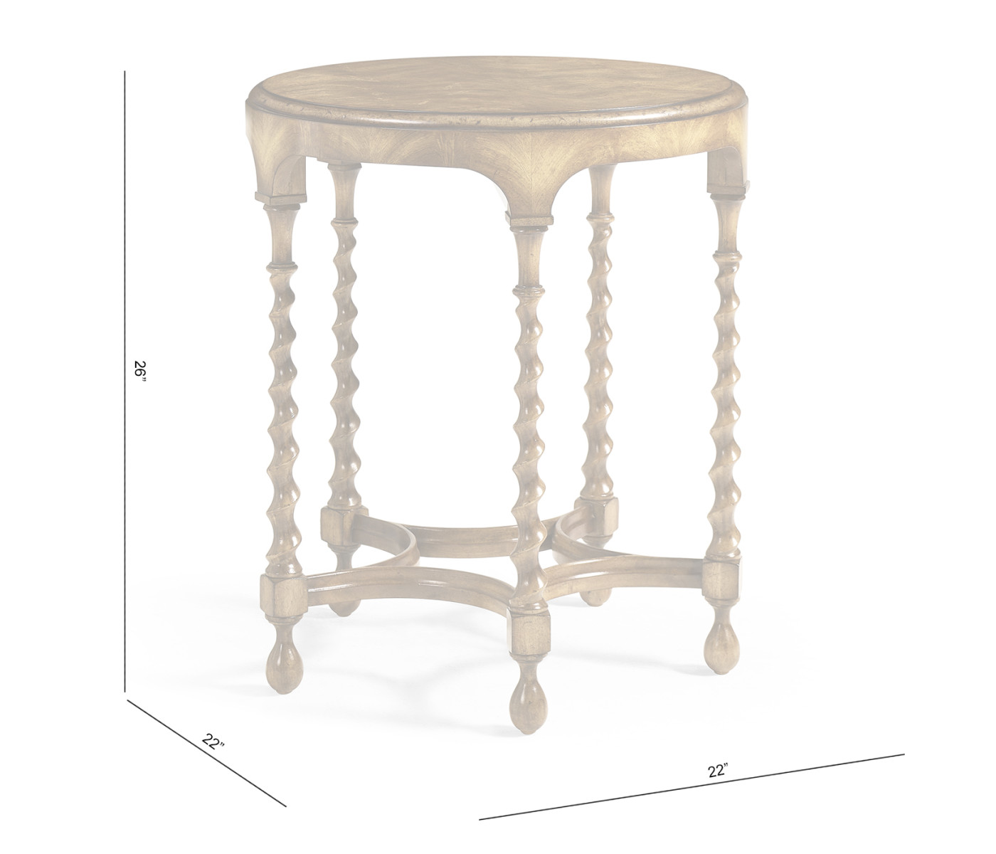 Orsman Round Side Table