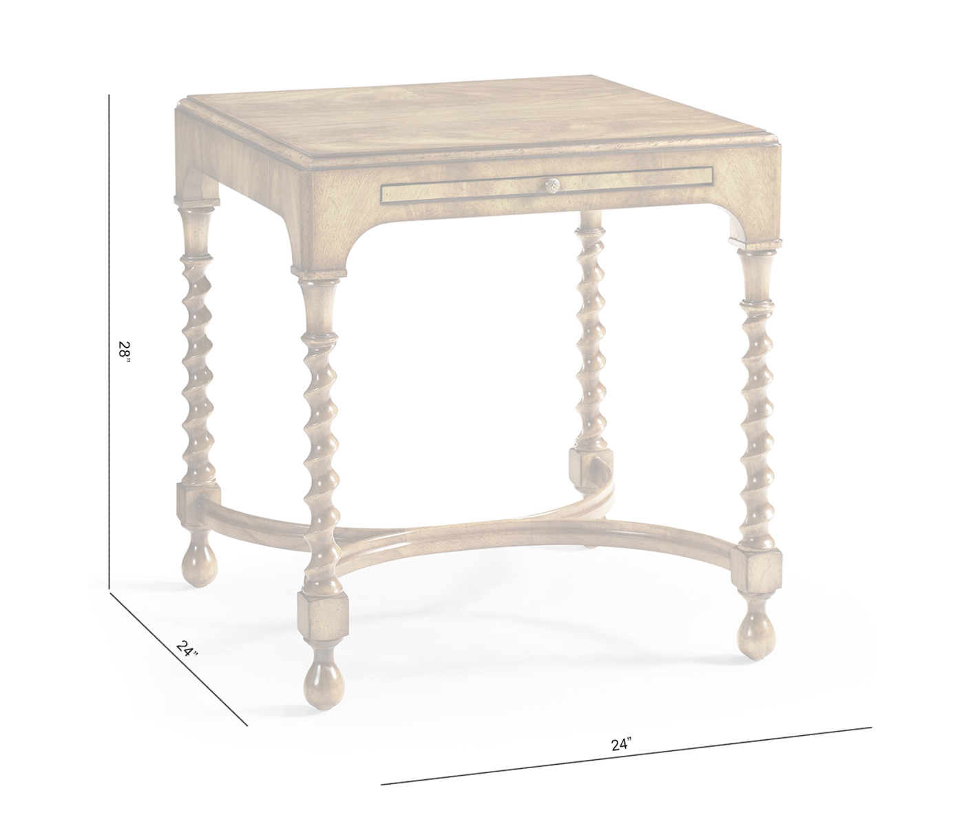 Orsman Square End Table