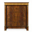 Mahogany biedermeier high chest