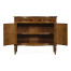 Bowfront mahogany side cabinet (high seen)