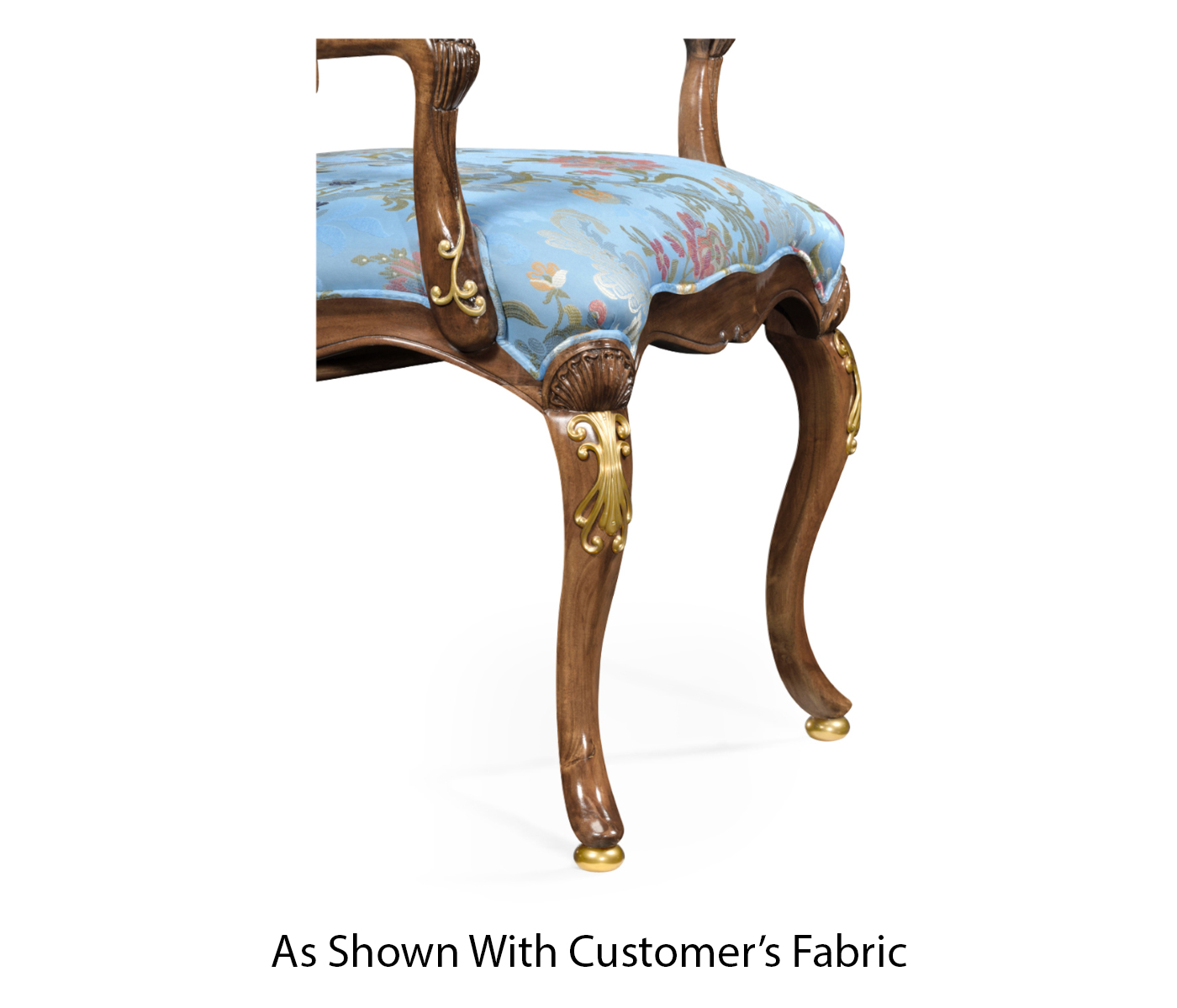 Sheraton Style Burl Walnut Oval Back Arm Chair