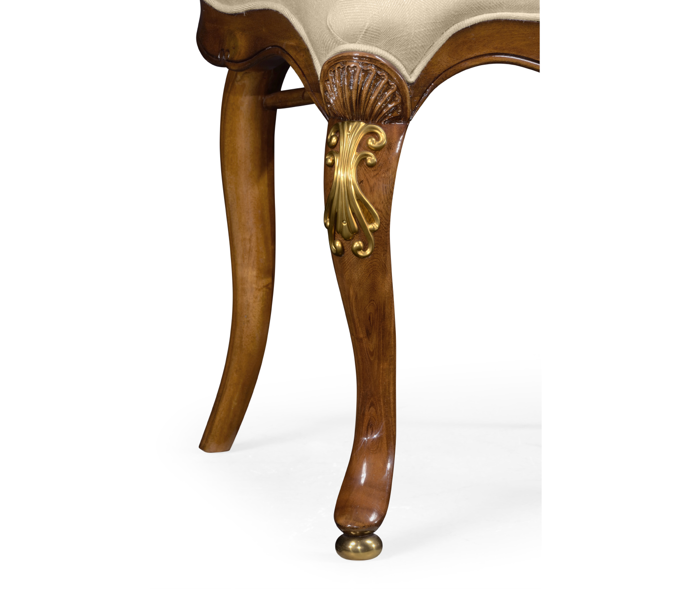 Sheraton Style Burl Walnut Oval Back Side Chair