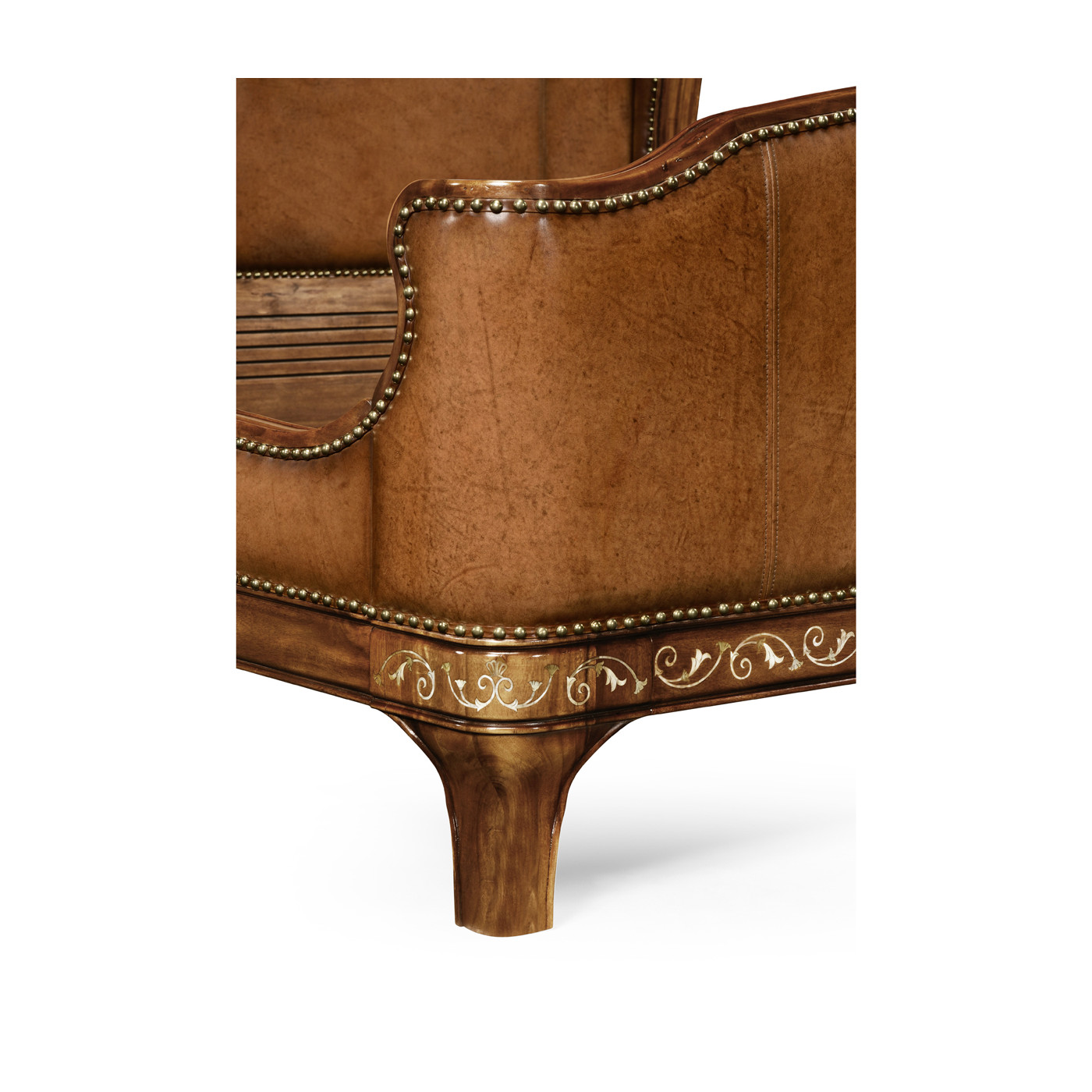 Louis XV Style Burl Walnut Cali King Bed