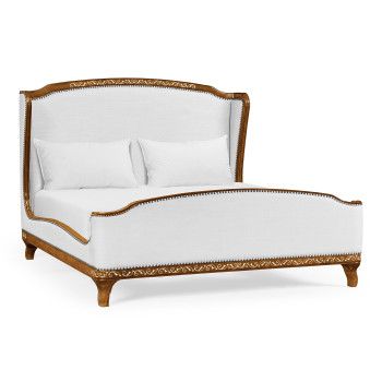 Louis XV Style Burl Walnut US King Bed