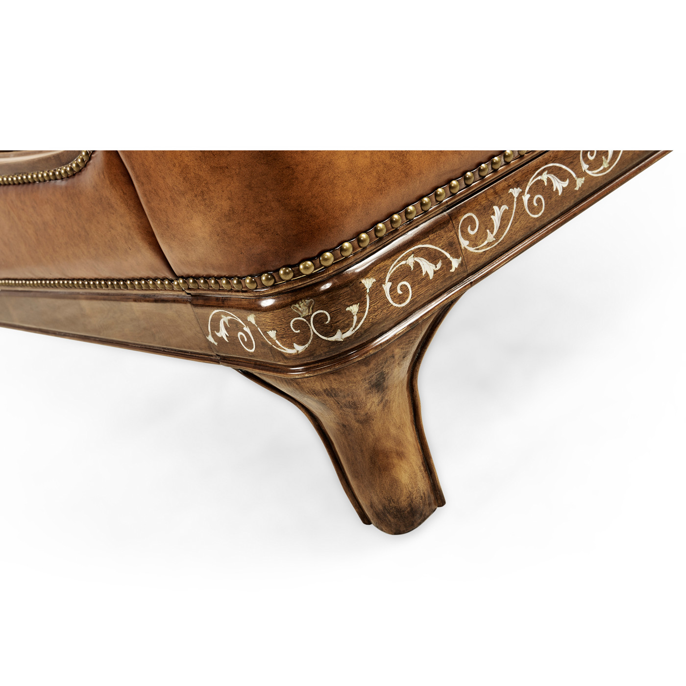 Louis XV Style Burl Walnut US King Bed