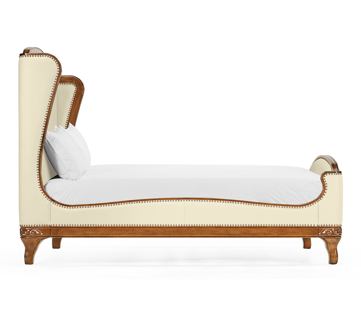 Louis XV Style Burl Walnut US Queen Bed