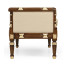 Regency Style Walnut Upholstered Settee