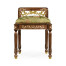 Burl & mother of pearl dressing stool