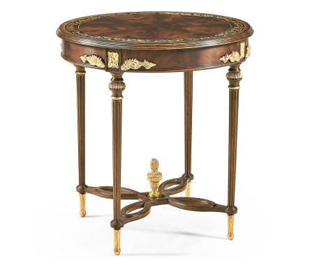Napoleon III mahogany centre table with gilded details