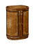 Burl & mother of pearl inlaid metamorphic dressing table