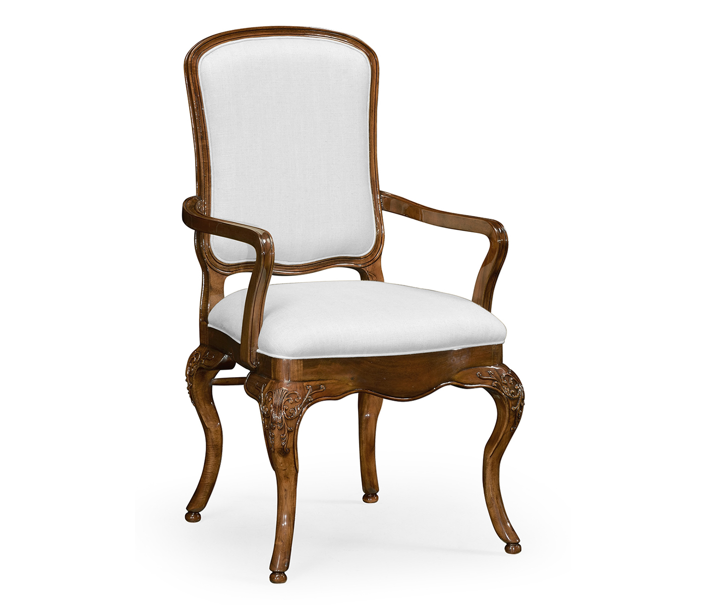 Duchess Burr Walnut Arm Chair