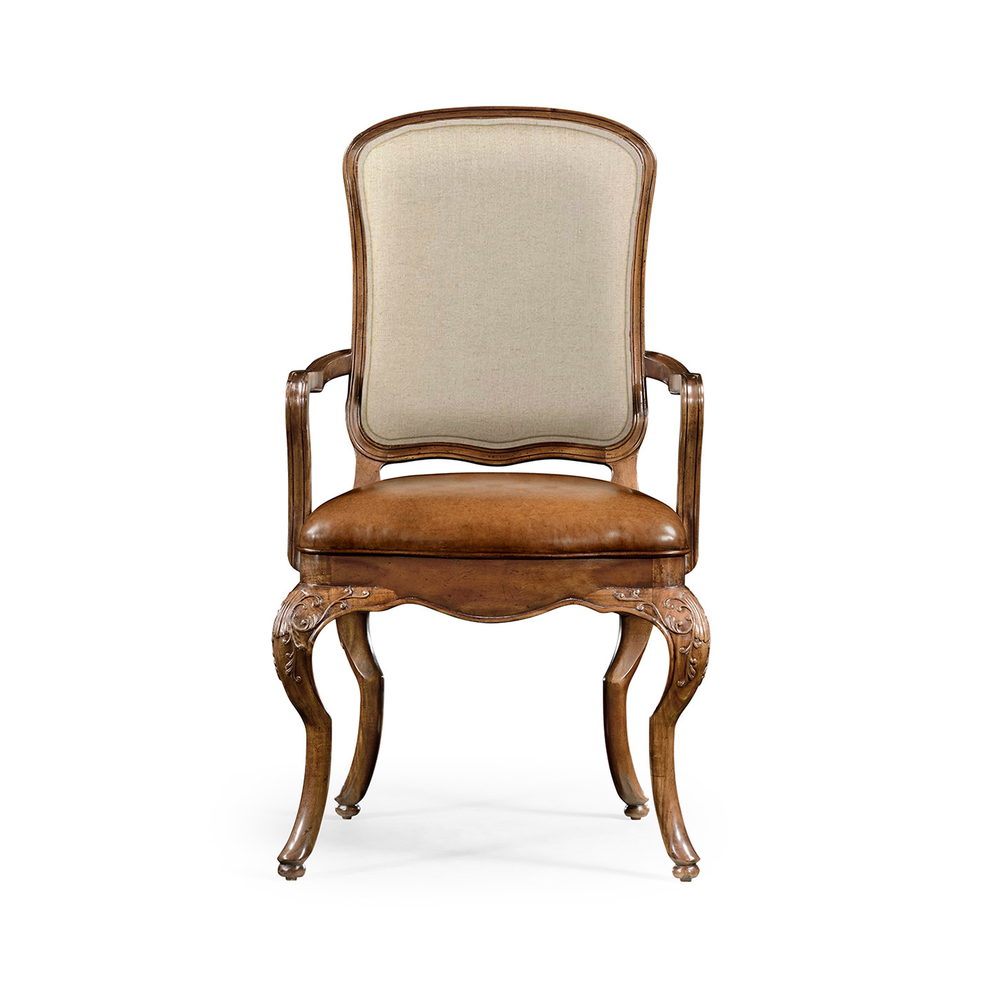 Duchess Burr Walnut Arm Chair