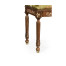 Burl & Mother of Pearl Dressing Stool
