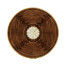 Mahogany And Mop Drum Side Table