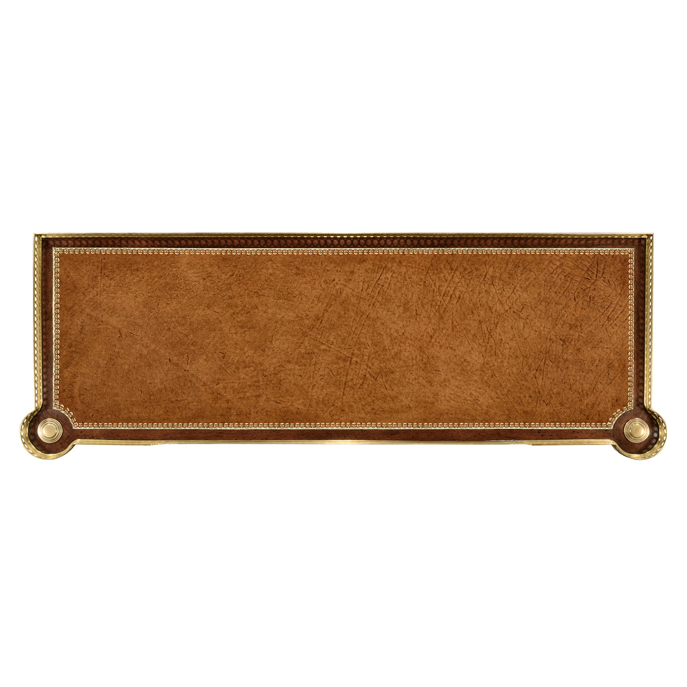 Napolean III mahogany and brass console