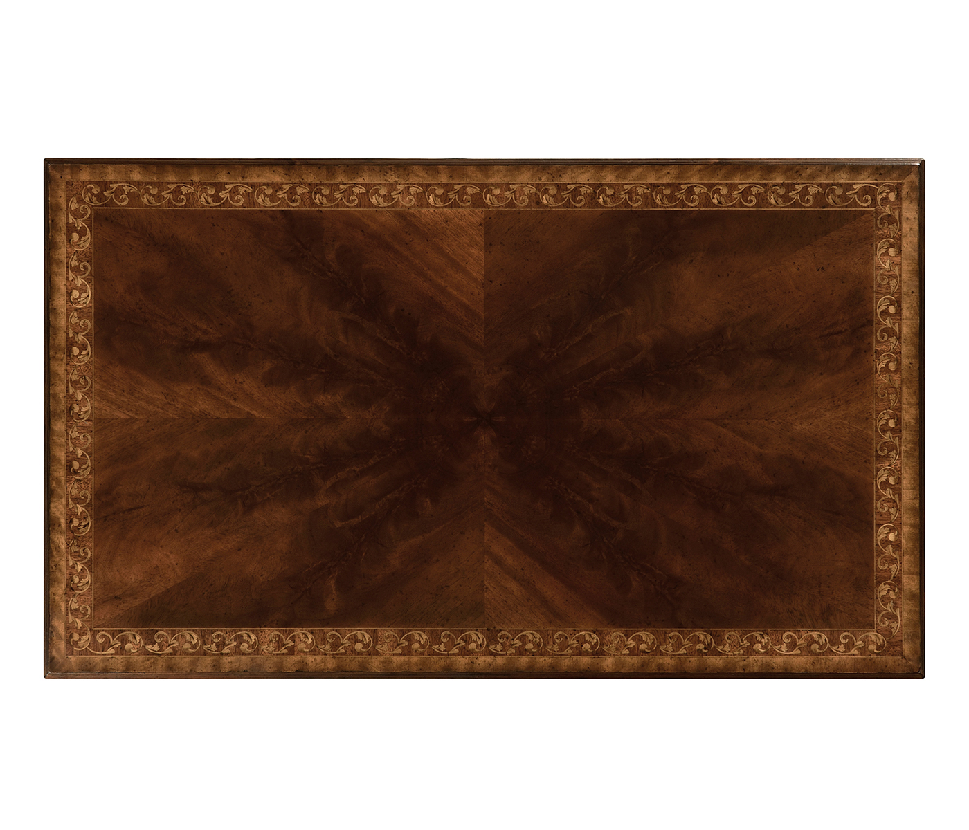 Mahogany William IV style gilded rectangular coffee table