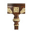 Napoleon III mahogany demilune console with gilded details