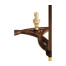 Napoleon III mahogany demilune console with gilded details