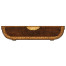 Louis IV style narrow mahogany & gilded console
